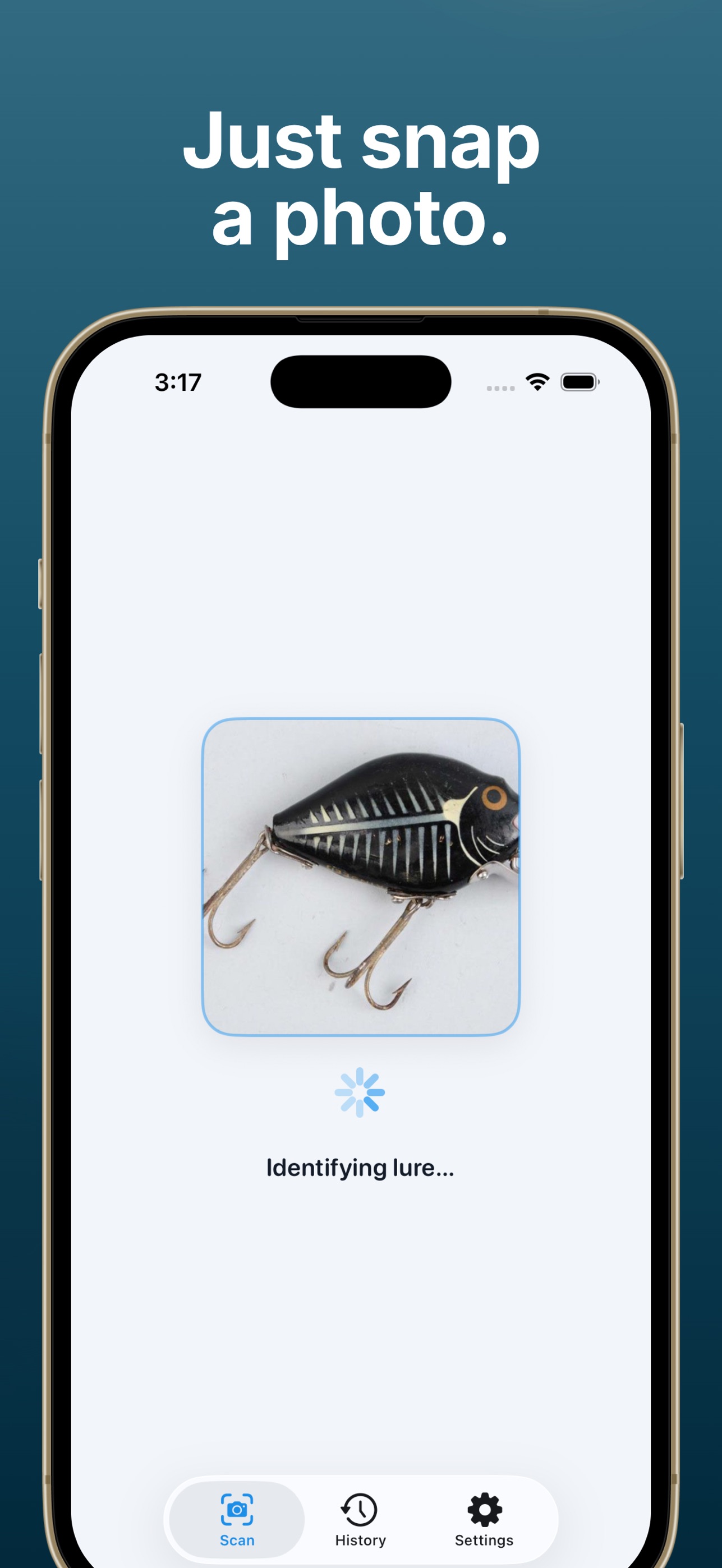Fishing Lure Identifier app screenshot